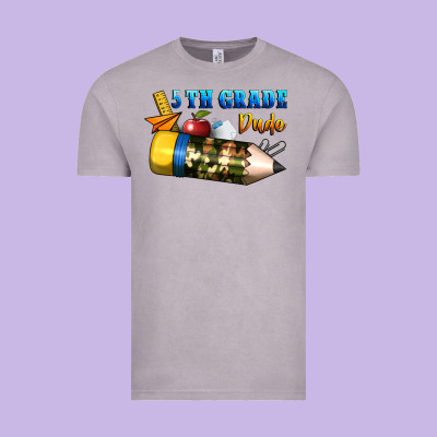 5 Th Grade Dude Vintage Tee Designed By Bundleandbundleshop