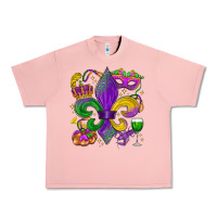 Salmon mardi gras fleur de lis Urban Heavy Tee - LillyAllenDesigns