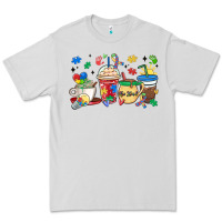 Dove Grey autism awareness day coffee cups Premium Tee - MaliasSmallBusiness