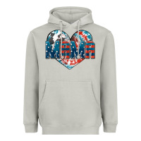 Moon Dust American Mama heart Heavyweight Hoodie - FaDigitalArtStudio