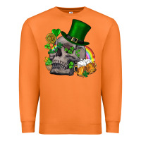 Carrot St Patrick's Day boho skull Premium Sweatshirt - FaDigitalArtStudio