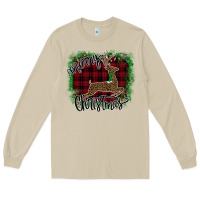 Mushroom Merry Christmas Deer Long Sleeve Tee - Bettercallsaul