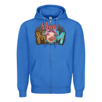 True Royal Show mom pig Zipper Hoodie - CowGirlArtShop