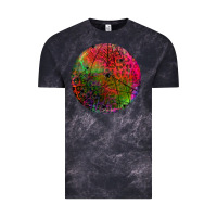 Cloud Black halloween round Vintage Tee - BundleAndBundleShop