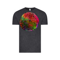 Vintage Black halloween round Vintage Tee - BundleAndBundleShop