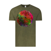 Vintage Olive halloween round Vintage Tee - BundleAndBundleShop