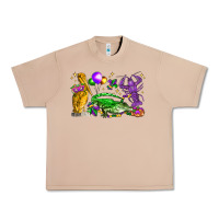 Burro mardi gras pelican alligator and crawfish Urban Heavy Tee - LillyAllenDesigns