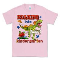 Bubblegum Pink roaring into kindergarten Classic Tee - BundleAndBundleShop