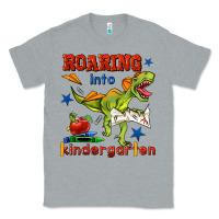 Heather Grey roaring into kindergarten Classic Tee - BundleAndBundleShop