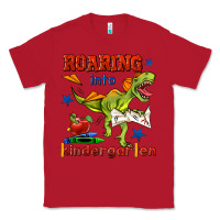 Red roaring into kindergarten Classic Tee - BundleAndBundleShop