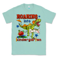 Seafoam roaring into kindergarten Classic Tee - BundleAndBundleShop