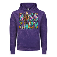 Cloud Purple Boss Lady Vintage Hoodie - BundleAndBundleShop