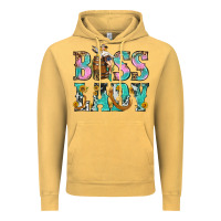 Vintage Mustard Boss Lady Vintage Hoodie - BundleAndBundleShop
