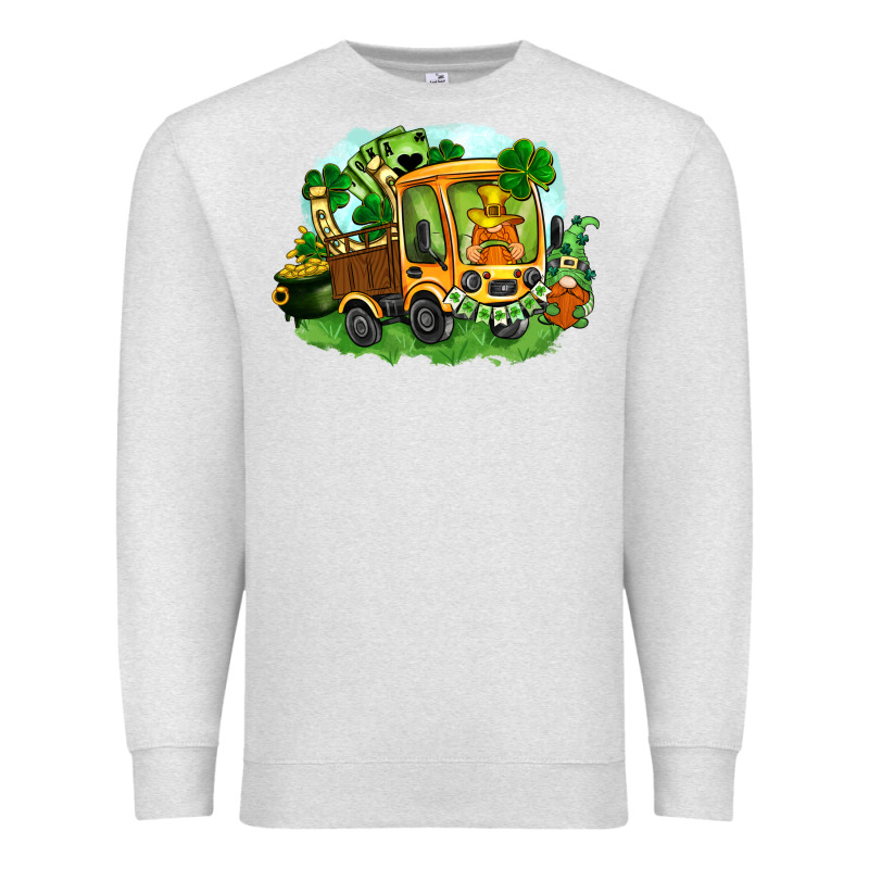 Truck Saint Patrick's Day Premium Sweatshirt by FaDigitalArtStudio | Teevron