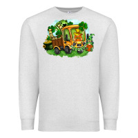 Oatmeal Heather truck saint patrick's day Premium Sweatshirt - FaDigitalArtStudio