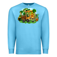 Ocean Blue truck saint patrick's day Premium Sweatshirt - FaDigitalArtStudio