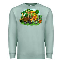 Seafoam truck saint patrick's day Premium Sweatshirt - FaDigitalArtStudio