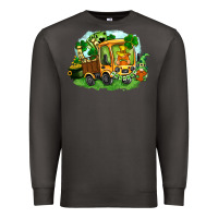 Smoke truck saint patrick's day Premium Sweatshirt - FaDigitalArtStudio