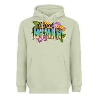 Matcha Blessed memaw Mother's Day Heavyweight Hoodie - FaDigitalArtStudio
