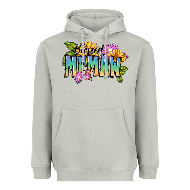 Blessed Memaw Mother's Day Heavyweight Hoodie by FaDigitalArtStudio | Teevron