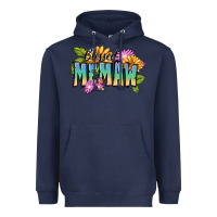 Navy Blessed memaw Mother's Day Heavyweight Hoodie - FaDigitalArtStudio