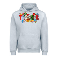 Heather Grey Christmas teacher Urban Hoodie - CowhideDigitalArt
