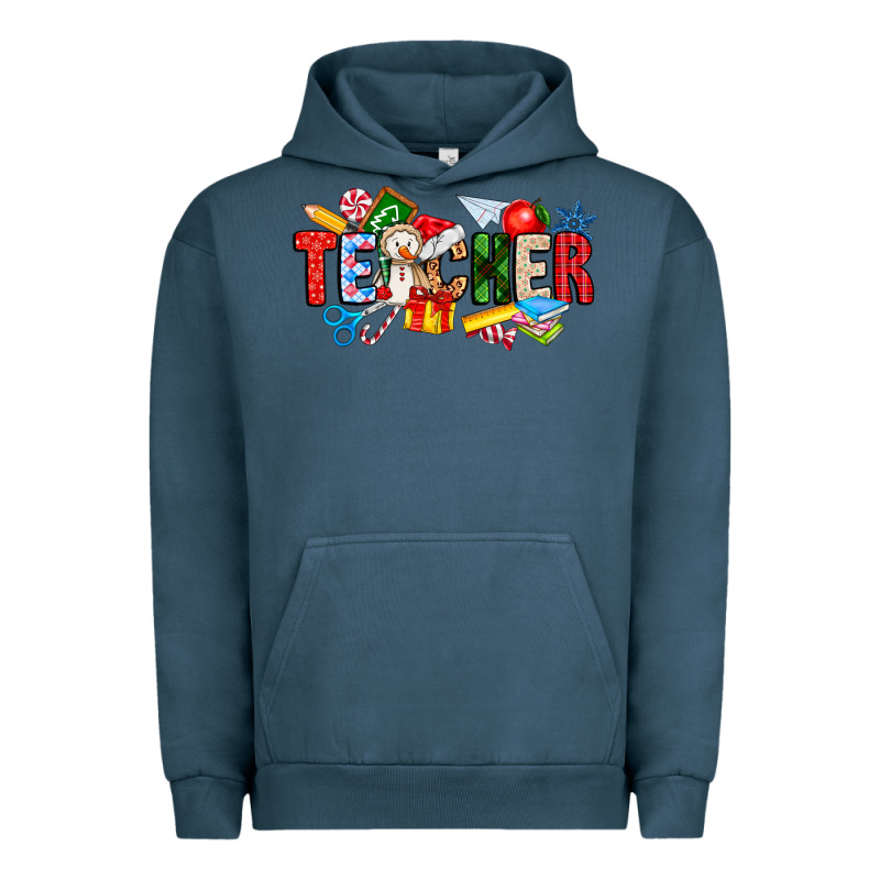 Christmas Teacher Urban Hoodie by CowhideDigitalArt | Teevron
