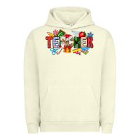 Pigment Pistachio Christmas teacher Urban Hoodie - CowhideDigitalArt