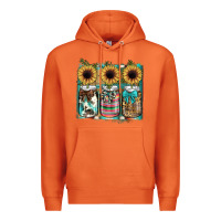 Carrot mason jar, sunflower Premium Hoodie - JahusDesignShop