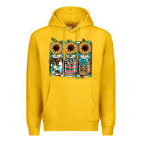 Lemon mason jar, sunflower Premium Hoodie - JahusDesignShop