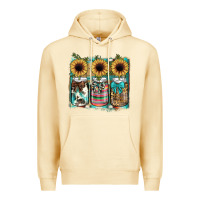 Pina Colada mason jar, sunflower Premium Hoodie - JahusDesignShop
