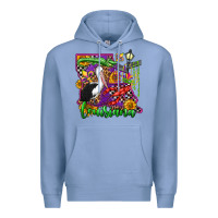 Colony Blue louisiana Premium Hoodie - OliviaCreatesArt
