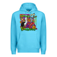 Ocean Blue louisiana Premium Hoodie - OliviaCreatesArt