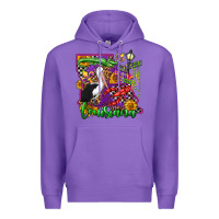 Purple louisiana Premium Hoodie - OliviaCreatesArt
