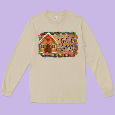 Let It Snow Long Sleeve Tee Designed By Bettercallsaul