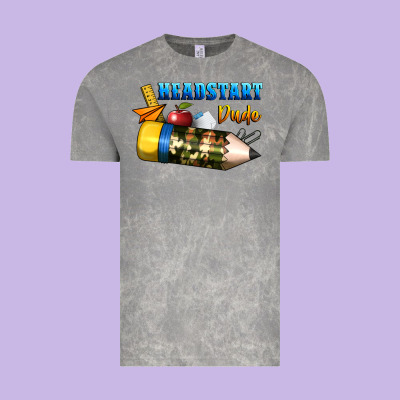 Headstart Dude Vintage Tee Designed By Bundleandbundleshop