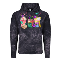 Cloud Black School Girl Coffee Cup Bbs Vintage Hoodie - BundleAndBundleShop