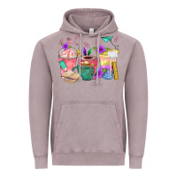 Vintage Zinc School Girl Coffee Cup Bbs Vintage Hoodie - BundleAndBundleShop