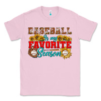 Bubblegum Pink baseball is my favorite season Classic Tee - BundleAndBundleShop