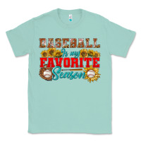 Seafoam baseball is my favorite season Classic Tee - BundleAndBundleShop