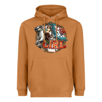 Meerkat All American Girl Heavyweight Hoodie - FaDigitalArtStudio