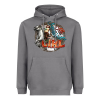 Storm All American Girl Heavyweight Hoodie - FaDigitalArtStudio