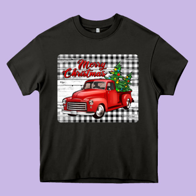 Merry Christmas Mousepad Heavy Core Tee Designed By Jasminsmagicworld
