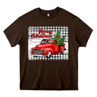 Chocolate Brown merry christmas mousepad Heavy Core Tee - Jasminsmagicworld