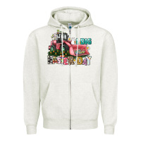 Oatmeal Heather I dig Easter Day Zipper Hoodie - HowdyJamesFarm