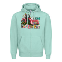 Seafoam I dig Easter Day Zipper Hoodie - HowdyJamesFarm