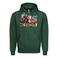 Sports Green I dig Easter Day Zipper Hoodie - HowdyJamesFarm