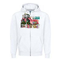 White I dig Easter Day Zipper Hoodie - HowdyJamesFarm
