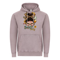 Vintage Zinc Western Messy Bun Boss Lady With Money Vintage Hoodie - BundleAndBundleShop