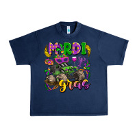 Navy mardi gras monster truck Urban Heavy Tee - LillyAllenDesigns